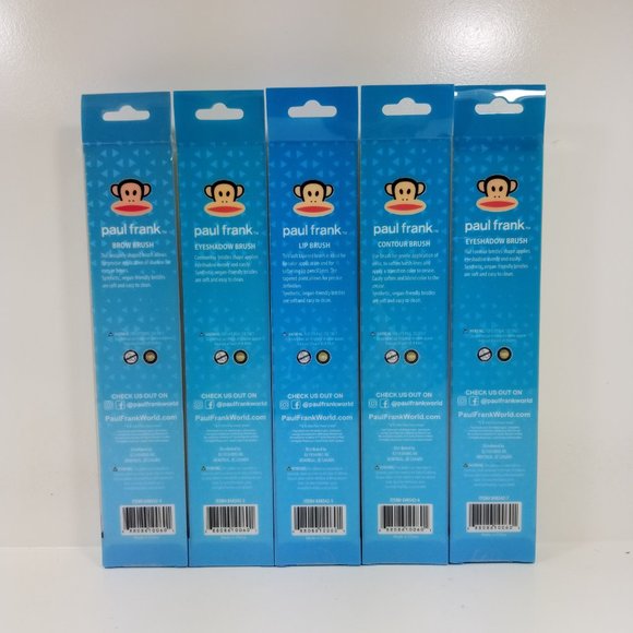 Paul Frank makeup Brush set of 5 - Picture 9 of 14